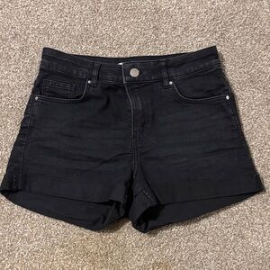 H&M Black Jean Shorts